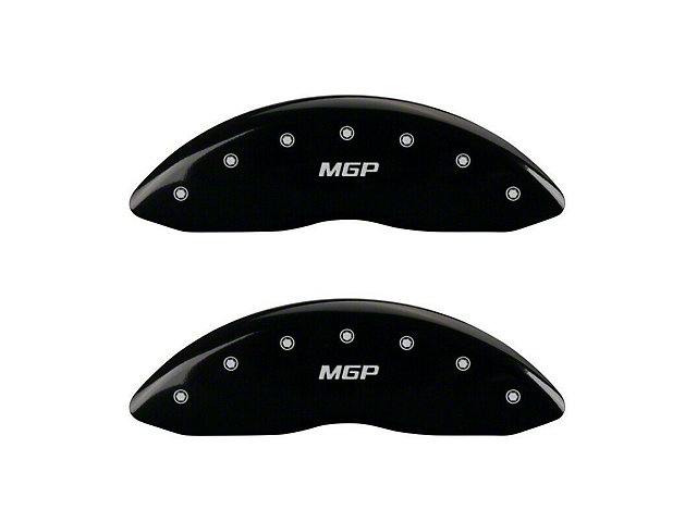 MGP Black Caliper Covers with MGP Logo; Front and Rear (21-23 Tahoe)