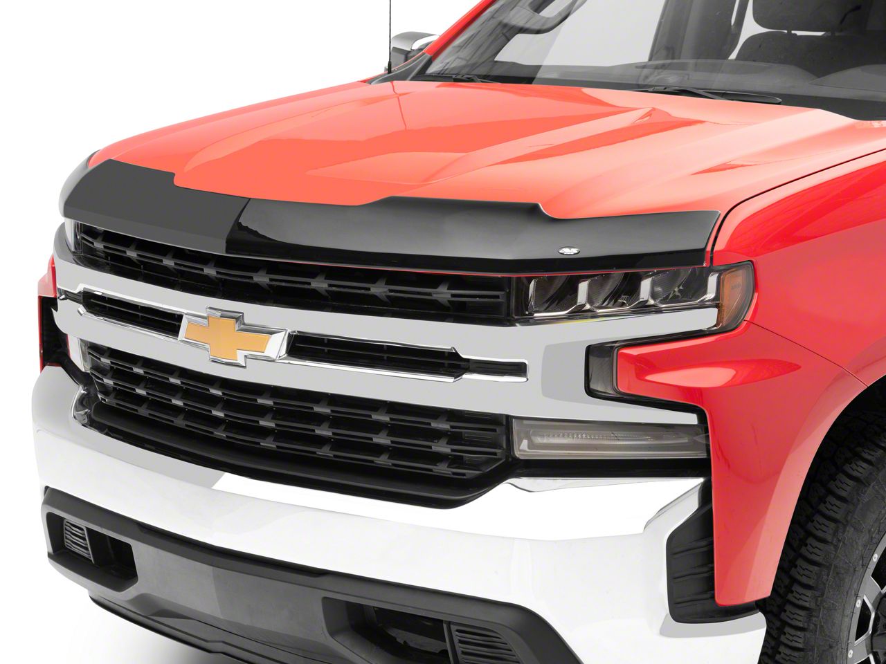 Silverado 1500 Aeroskin Hood Protector; Dark Smoke (19-22 Silverado ...