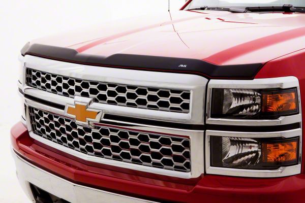 Silverado 1500 Aeroskin Hood Protector; Matte Black (19-22 Silverado 