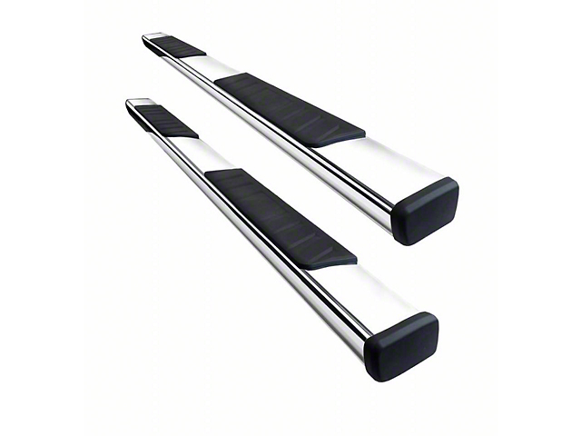 Summit Running Boards; Stainless Steel (07-19 Sierra 2500 HD Extended/Double Cab)
