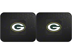 Molded Rear Floor Mats with Green Bay Packers Logo (Universal; Some Adaptation May Be Required)