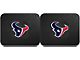 Molded Rear Floor Mats with Houston Texans Logo (Universal; Some Adaptation May Be Required)