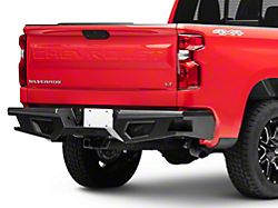 Bumper; Black Steel 1 Pieces Excl. vehicles with blind spot monitors No lights included (19-20 Sierra 1500)