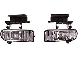OE Style Replacement Fog Lights; Clear (99-02 Silverado 1500)