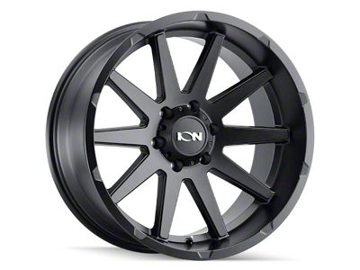 ION Wheels TYPE 143 Matte Black 6-Lug Wheel; 17x9; -12mm Offset (21-24 Bronco, Excluding Raptor)