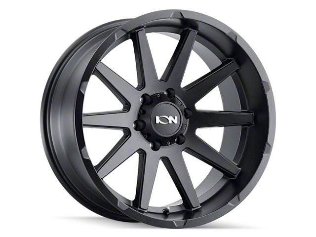ION Wheels TYPE 143 Matte Black 6-Lug Wheel; 17x9; -12mm Offset (10-24 4Runner)