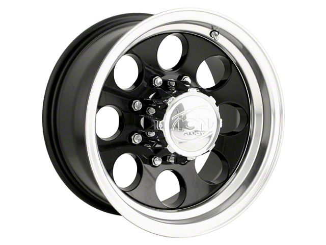 ION Wheels TYPE 171 Black Machined 6-Lug Wheel; 17x9; 0mm Offset (10-24 4Runner)
