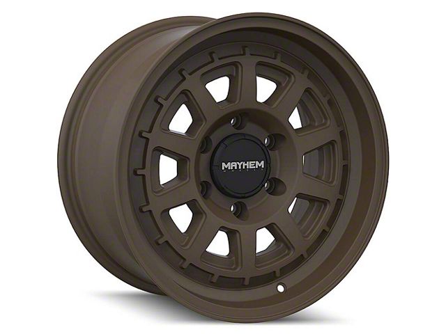 Mayhem Wheels Voyager Dark Bronze 6-Lug Wheel; 17x8.5; 0mm Offset (05-15 Tacoma)