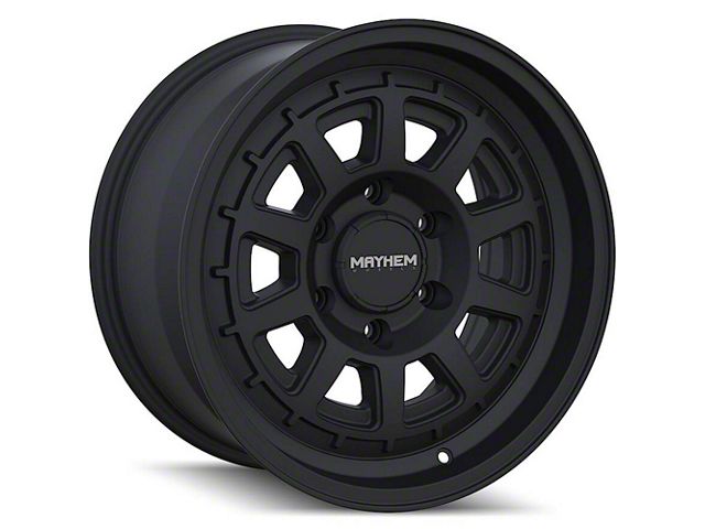 Mayhem Wheels Voyager Matte Black 6-Lug Wheel; 17x8.5; 18mm Offset (16-23 Tacoma)