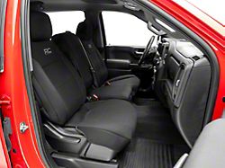 Rough Country Neoprene Front Seat Covers; Black (19-26 Silverado 1500)