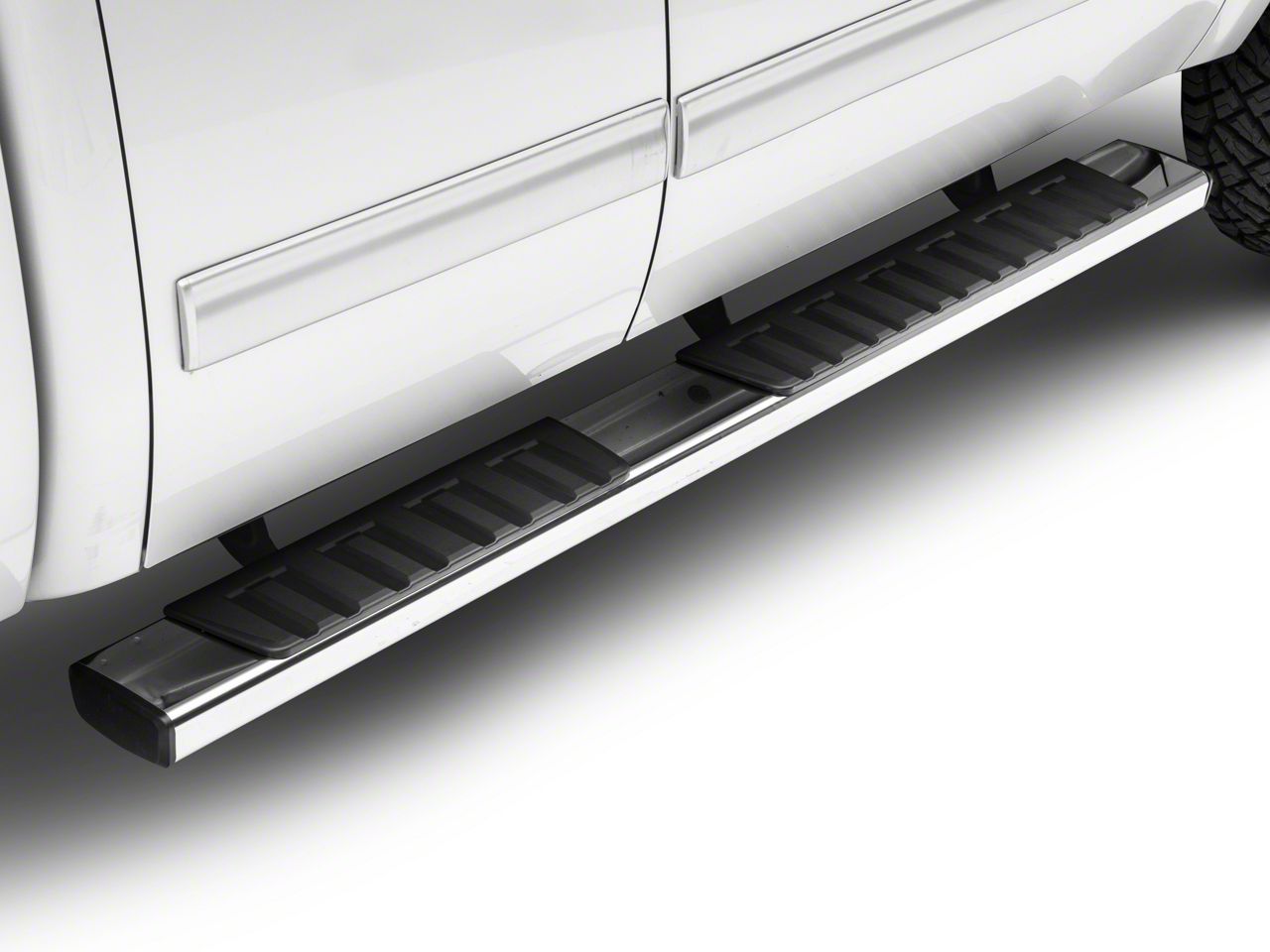 Silverado 1500 6-Inch Running Boards; Stainless Steel (07-18 Silverado ...