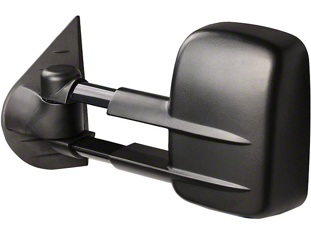 Powered Heated Towing Mirrors; Black (07-14 Sierra 2500 HD)