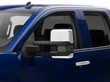 Powered Heated Towing Mirrors with Smoked Amber LED Turn Signal; Chrome (14-17 Silverado 1500)