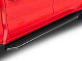 H-Style Running Boards; Black (19-26 Silverado 1500 Crew Cab)