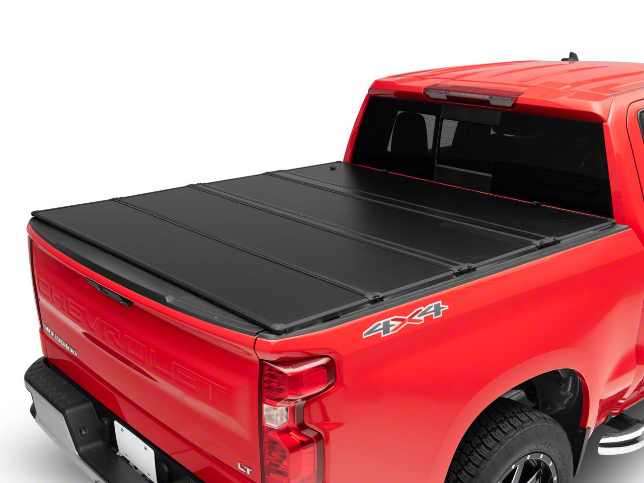 Proven Ground Silverado 1500 Aluminum Quad-Fold Hard Tonneau Cover ...