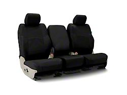 Coverking Cordura Ballistic Custom-Fit Front Seat Cover; Black (19-22 Silverado 1500 w/ Bench Seat)