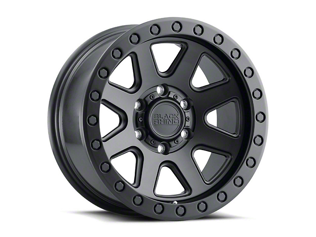 Black Rhino Baker Matte Black 6-Lug Wheel; 17x8.5; 0mm Offset (10-23 4Runner)