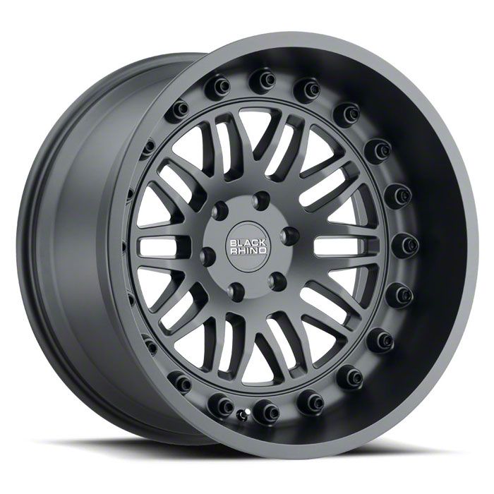 Black Rhino Tacoma Fury Matte Gunmetal 6-Lug Wheel; 17x9.5; 12mm Offset