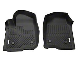 Proven Ground Precision Molded Front and Rear Floor Liners; Black (19-22 Silverado 1500 Double Cab w/o Rear Seat Storage)