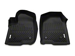 Proven Ground Precision Molded Front and Rear Floor Liners; Black (19-22 Silverado 1500 Crew Cab w/ Rear Seat Storage)