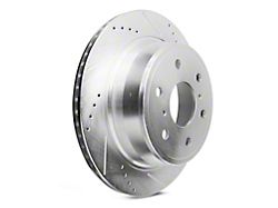 Proven Ground C&L Series Super Sport HD Cross-Drilled and Slotted 6-Lug Rotors; Rear Pair (14-18 Silverado 1500)