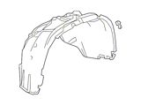 Fender Liner; Left (19-26 Silverado 1500)