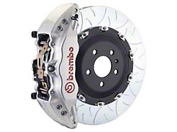Brembo GT Series 6-Piston Front Big Brake Kit with 15-Inch 2-Piece Type 3 Slotted Rotors; Silver Calipers (00-06 Sierra 1500)