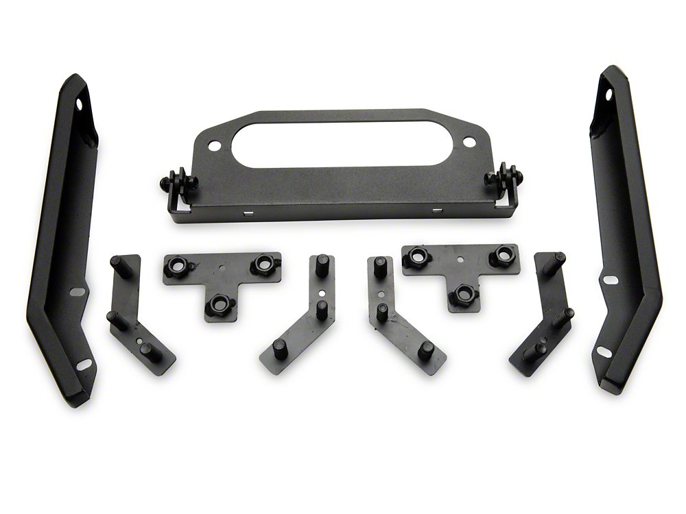 Barricade HD Stubby Front Bumper with Winch Mount (1921 Silverado 1500