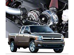 Procharger High Output Intercooled Supercharger Kit with P-1SC-1; Black Finish (07-13 5.3L Silverado 1500)