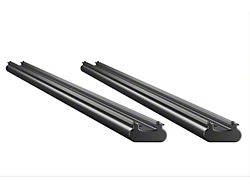 Thule TracRac SR Base Bed Side Rails; Black (14-18 Silverado 1500 w/ 8-Foot Long Box)