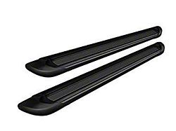 Running Boards; Black Aluminum; Includes Diesel Models with DEF Tanks Rocker Panel Mount; 6-Inch Step Pad (19-22 Silverado 1500 Double Cab)