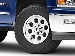 Mammoth 8 Aluminum Polished 6-Lug Wheel; 17x9; -6mm Offset (14-18 Silverado 1500)