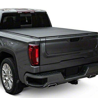 Lomax Tundra Stance Hard Tri-Fold Tonneau Cover; Black Diamond Mist ...