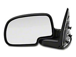 OPR Powered Non-Heated Foldaway Side Mirror; Driver Side; Chrome Cap (99-02 Silverado 1500)
