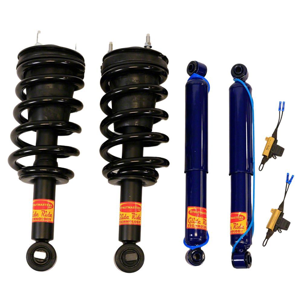 Strutmasters Sierra 1500 Front Electronic Suspension Conversion Kit GC64F (14-18 Sierra 1500 2014 Ram 1500 Air Suspension Conversion Kit