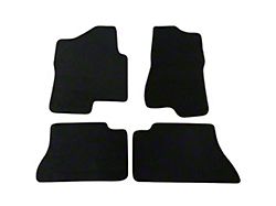 Nylon Carpet Front and Rear Floor Mats; Black (99-06 Silverado 1500)