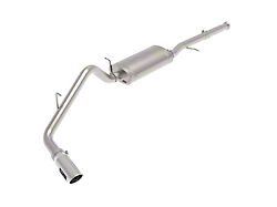 AFE Apollo GT Series 3-Inch Single Exhaust System with Polished Tip; Side Exit (09-18 4.8L Sierra 1500)