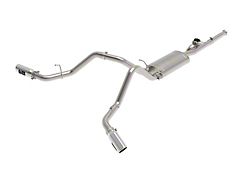 AFE Gemini XV 3-Inch Dual Exhaust System with Polished Tips; Side Exit (09-18 5.3L Sierra 1500)