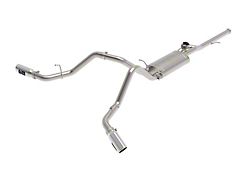AFE Gemini XV 3-Inch Dual Exhaust System with Polished Tips; Side Exit (14-18 4.3L Sierra 1500)