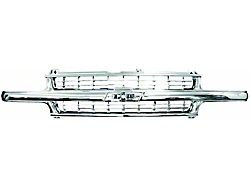 OE Style Upper Replacement Grille; Chrome (99-02 Silverado 1500)
