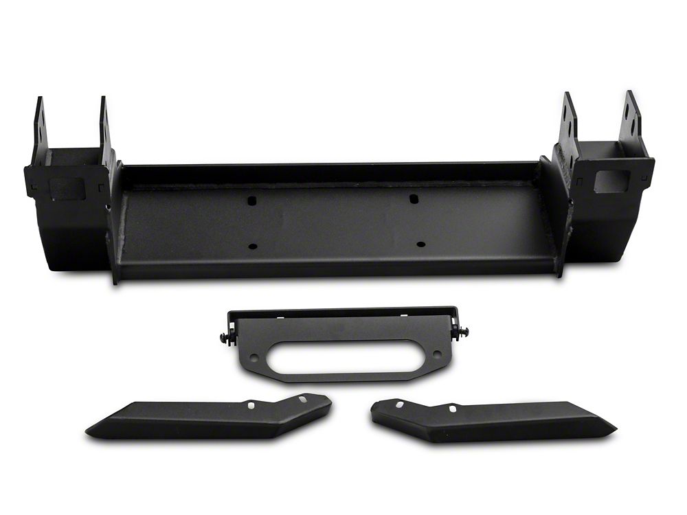 Barricade HD Stubby Front Bumper with Winch Mount and 20Inch Single