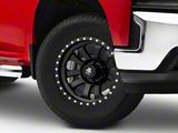 Mammoth 10-Spoke Beadlock Matte Black 6-Lug Wheel; 17x9; -6mm Offset (19-26 Silverado 1500)