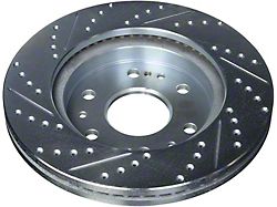 StopTech Select Sport Drilled and Slotted 6-Lug Rotor; Front Driver Side (05-18 Silverado 1500)