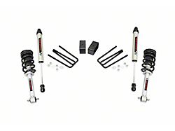 Rough Country 3.50-Inch Suspension Lift Kit with Lifted Struts and V2 Monotube Shocks (07-13 2WD Silverado 1500)