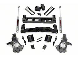 Rough Country 5-Inch Knuckle Suspension Lift Kit with Premium N3 Shocks (14-18 2WD Silverado 1500 w/ Stock Cast Alumium or Stamped Steel Control Arms)