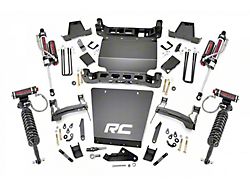 Rough Country 7-Inch Bracket Suspension Lift Kit with Adjustable Vertex Coil-Overs and Vertex Shocks (14-16 4WD Silverado 1500 w/ Stock Cast Steel or Aluminum Control Arms)