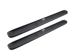 Molded Unlighted Running Boards; Black (07-21 Tundra Double Cab)