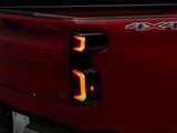 Light Bar LED Tail Lights; Black Housing; Smoked Lens (19-23 Silverado 1500 w/ Factory Halogen Tail Lights)