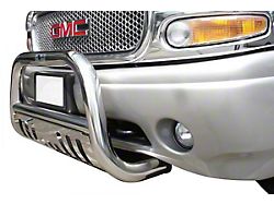 Vanguard Off-Road Classic Bull Bar with Skid Plate; Stainless Steel (07-13 Silverado 1500)