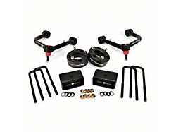 MotoFab 3-Inch Front / 2-Inch Rear Leveling Kit with Upper Control Arms (19-22 Sierra 1500, Excluding AT4 & Denali)